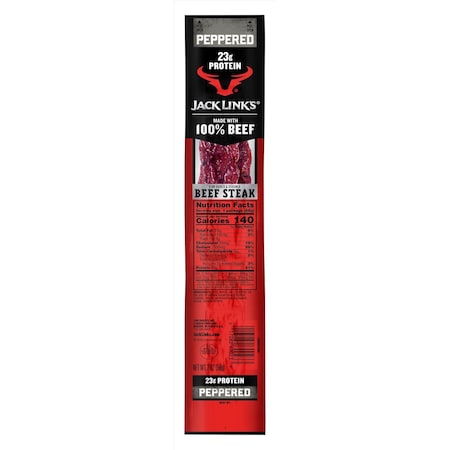 JACK LINKS Jack Link's Jumbo Peppered Beef Steak 2 oz Packet 06023